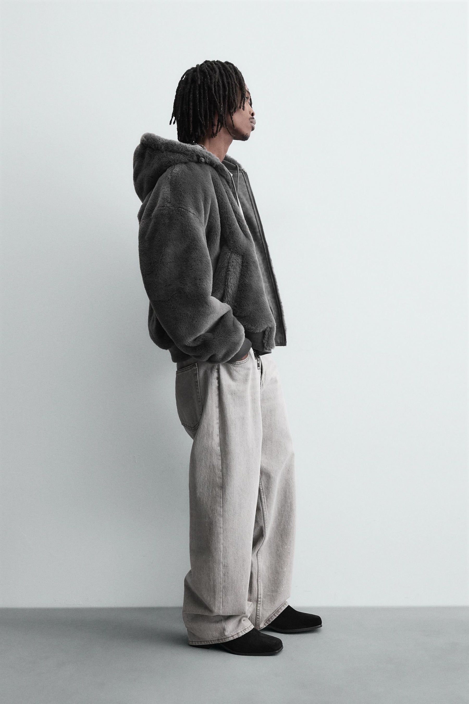 Reversible Faux Leather Bomber