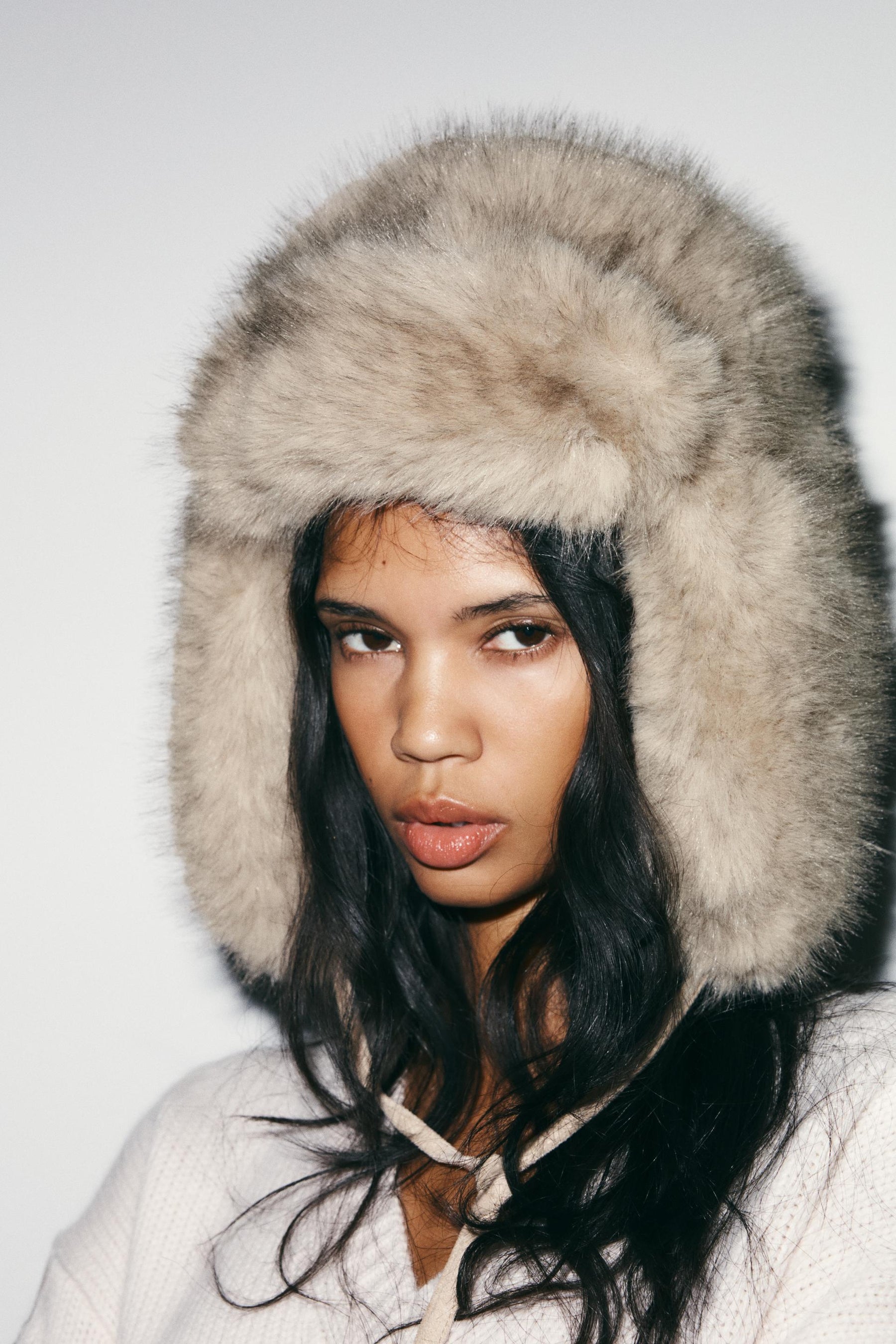 Faux Fur Aviator Hat