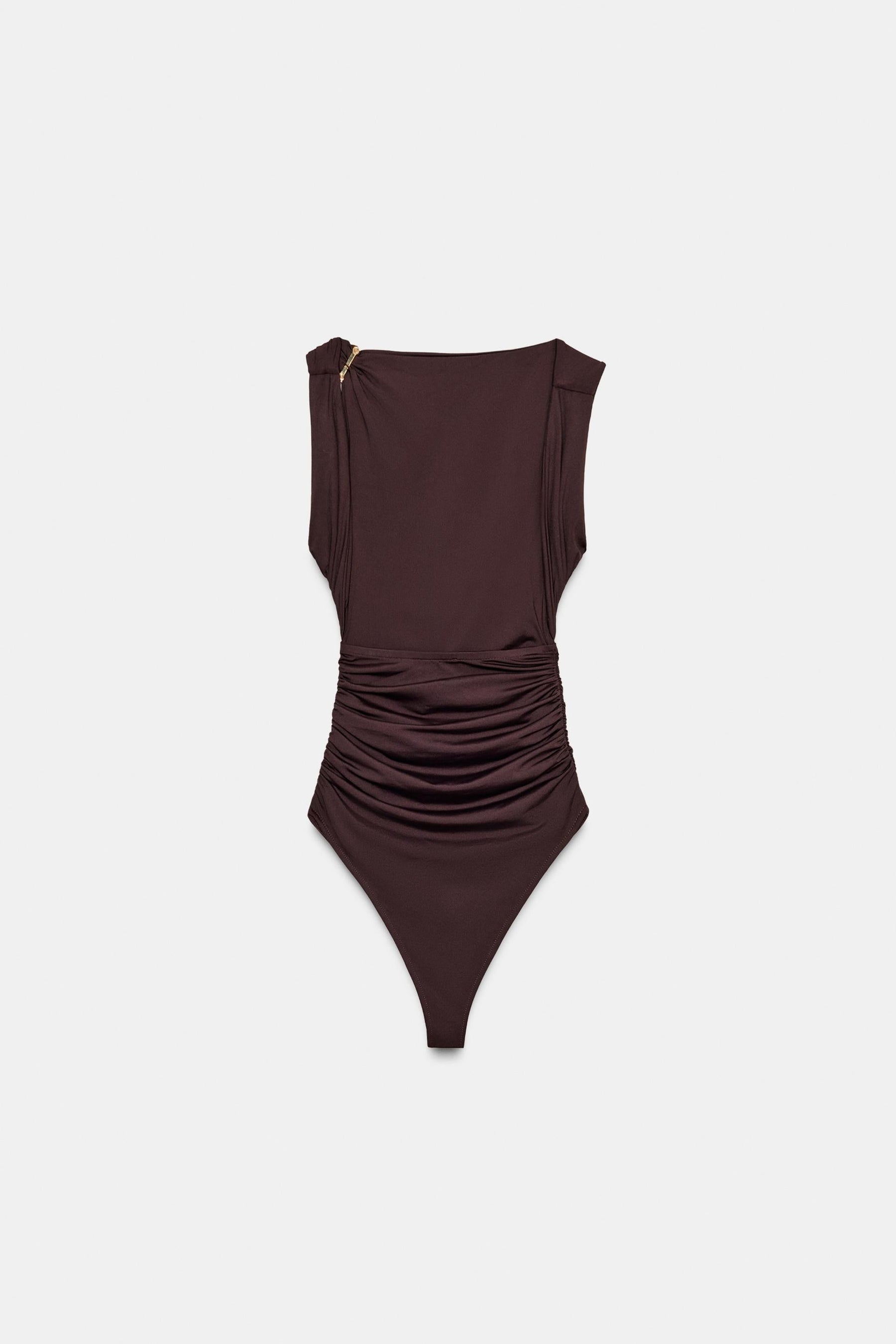 Metallic Detail Bodysuit