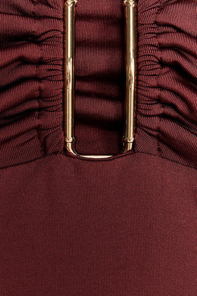 Draped Halter Top