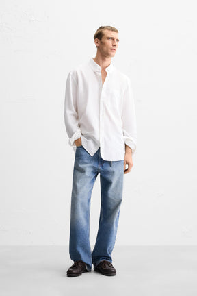 COTTON - LINEN SHIRT - Image 1