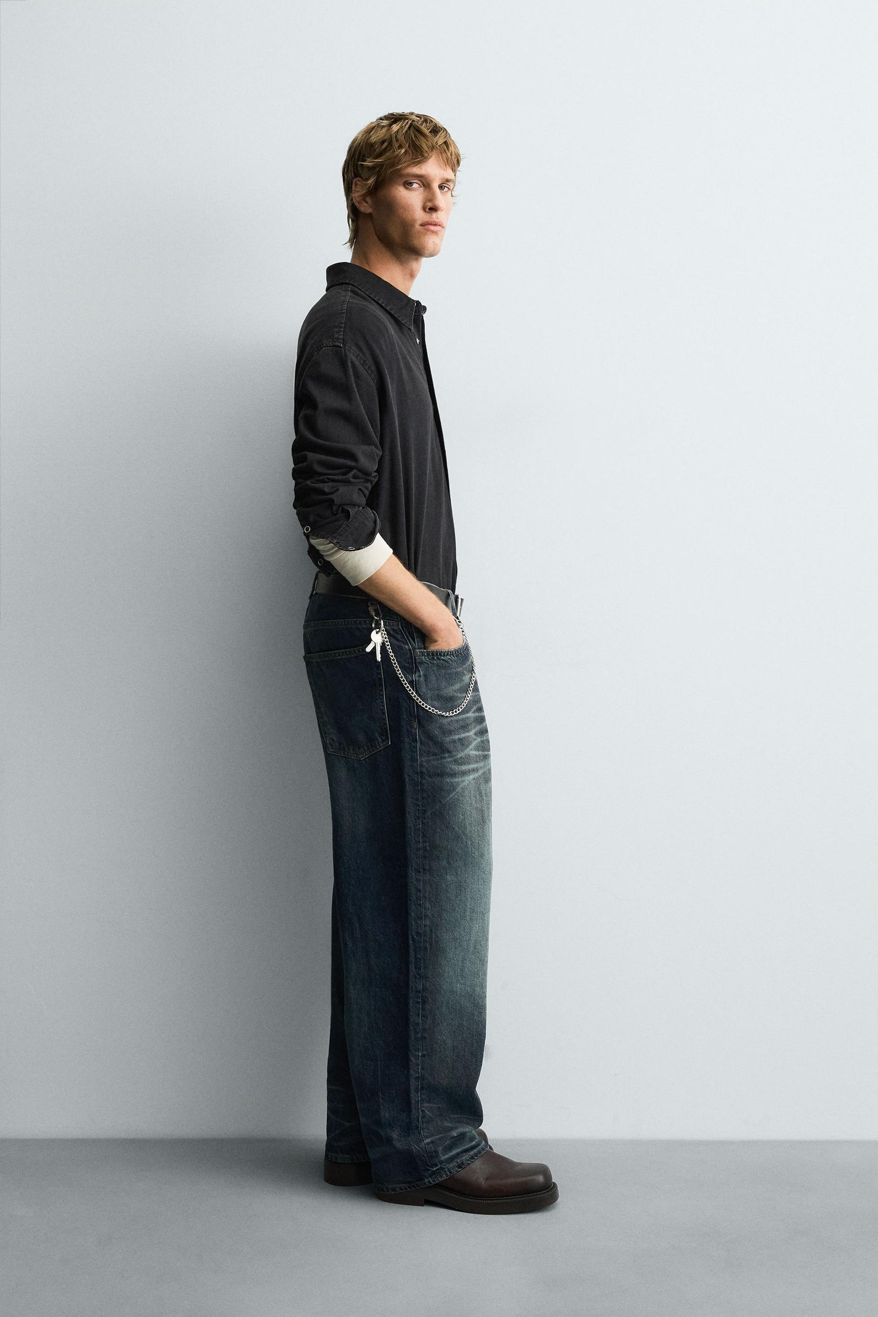 WASHED COTTON SHIRT - Image 4