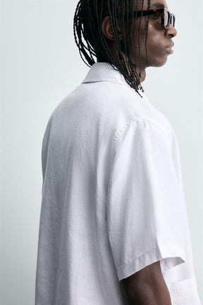 100% HEMP RELAXED FIT SHIRT - Image 6