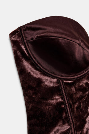 Velvet Corset Dress