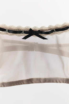 CONTRAST BOW BRALETTE