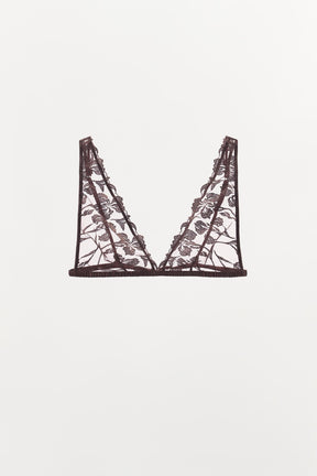 Embroidered Lace Bralette