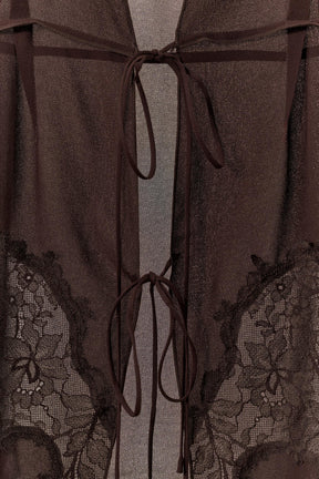 LACE SHIRT WITH BOWS