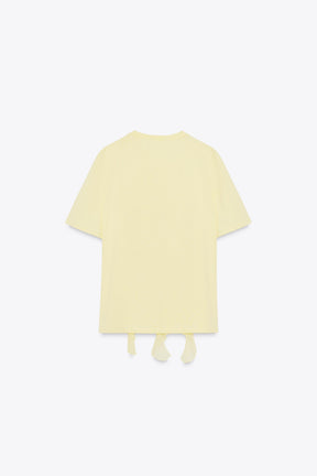 Ruffle-Front T-Shirt