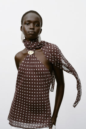 Polka Dot Neckholder-Top