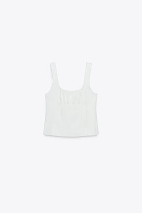 Picot Trim Blouse