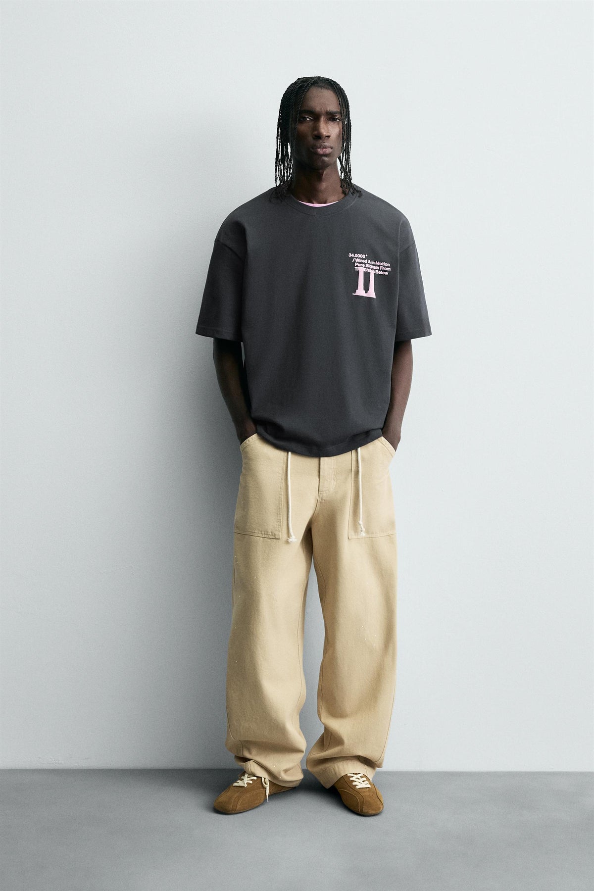 RUBBERISED PRINT T-SHIRT - Image 1