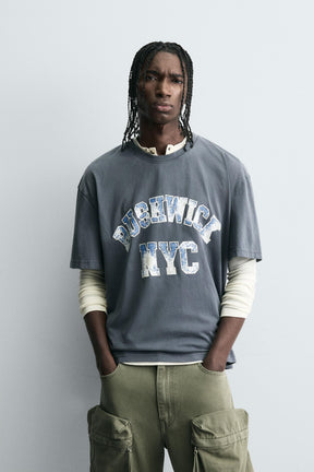 WASHED PRINT T-SHIRT - Image 2