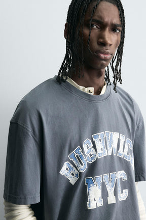WASHED PRINT T-SHIRT - Image 4