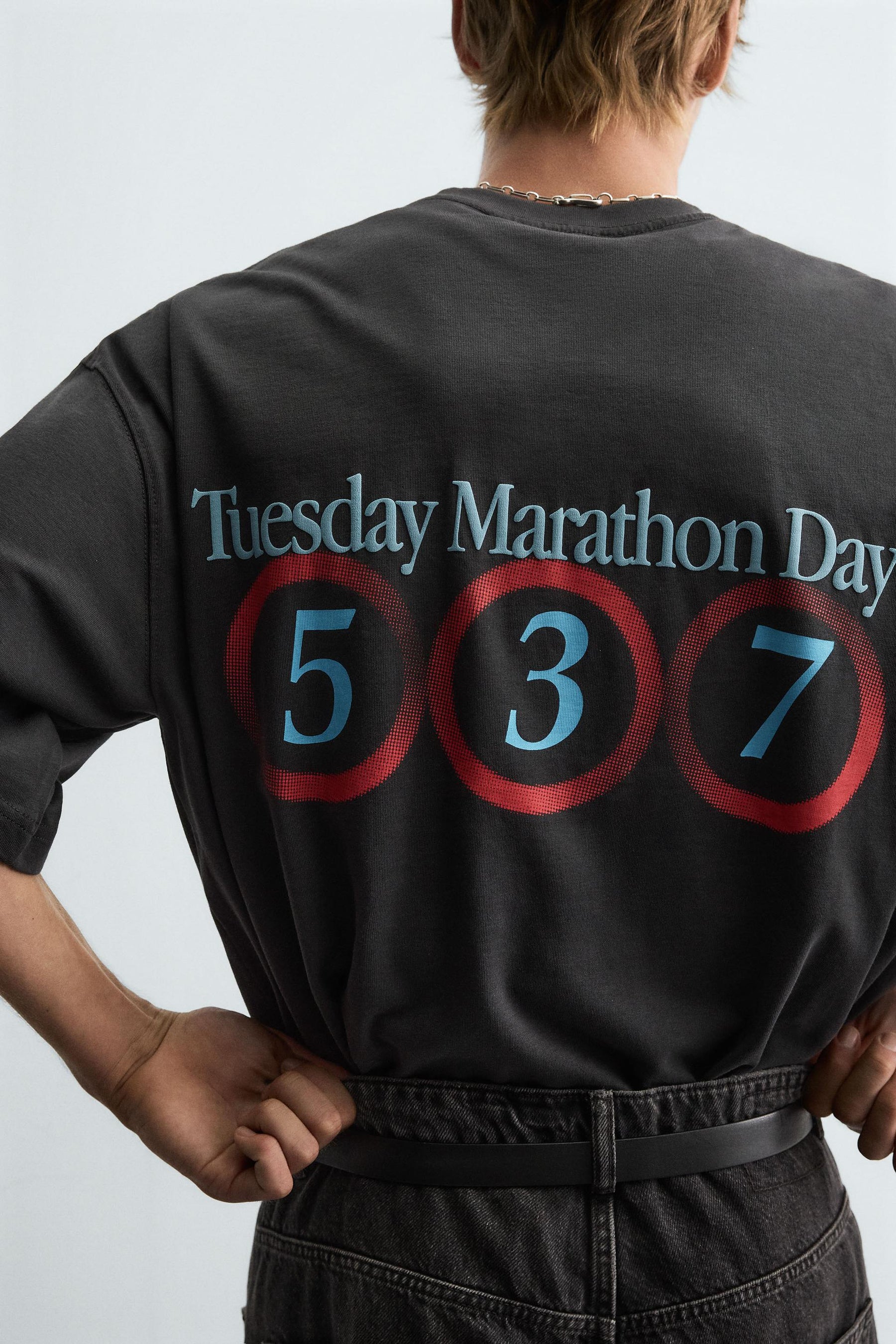 FADED NUMBER T-SHIRT - Image 6