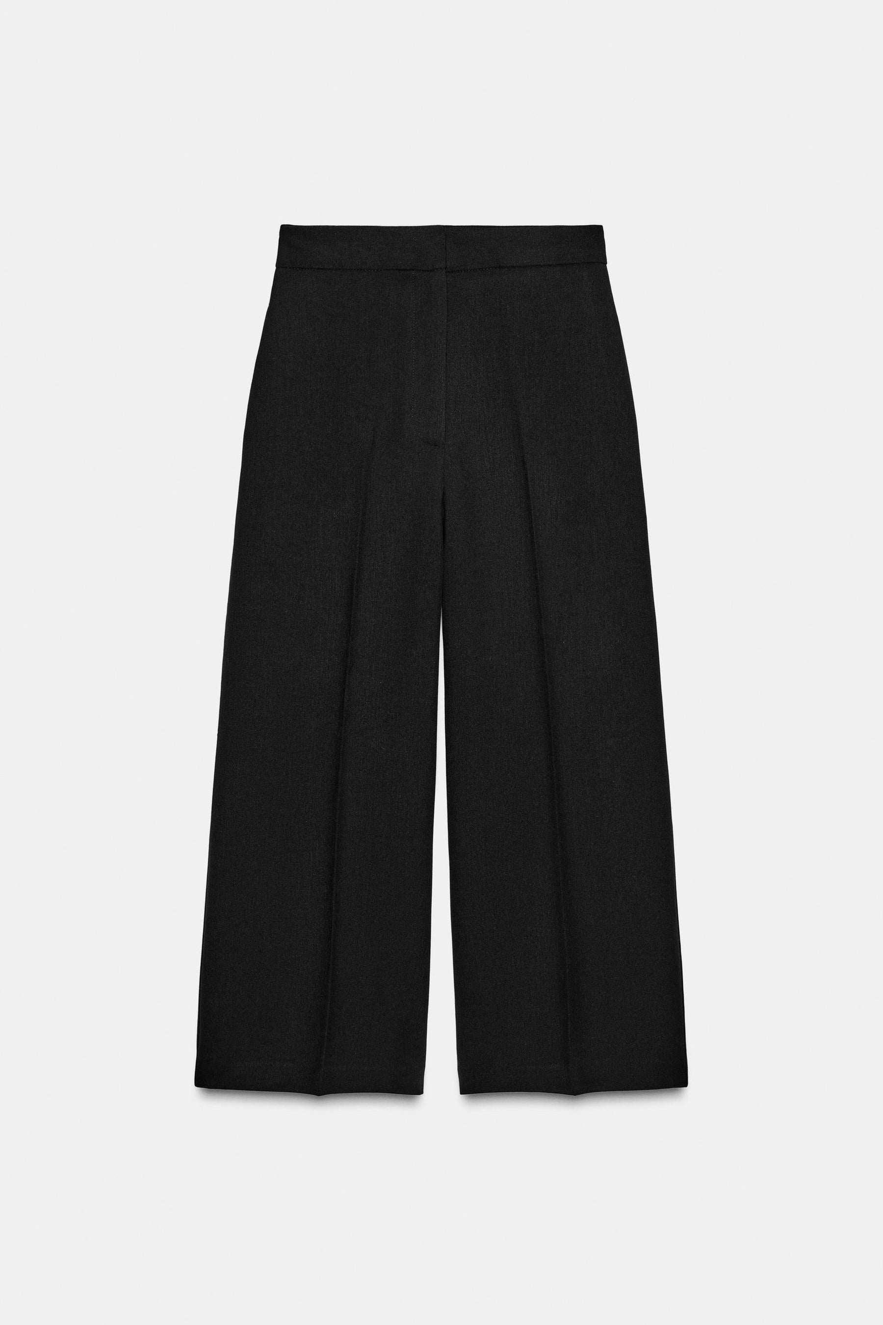 Culotte-Hose mit hohem Bund