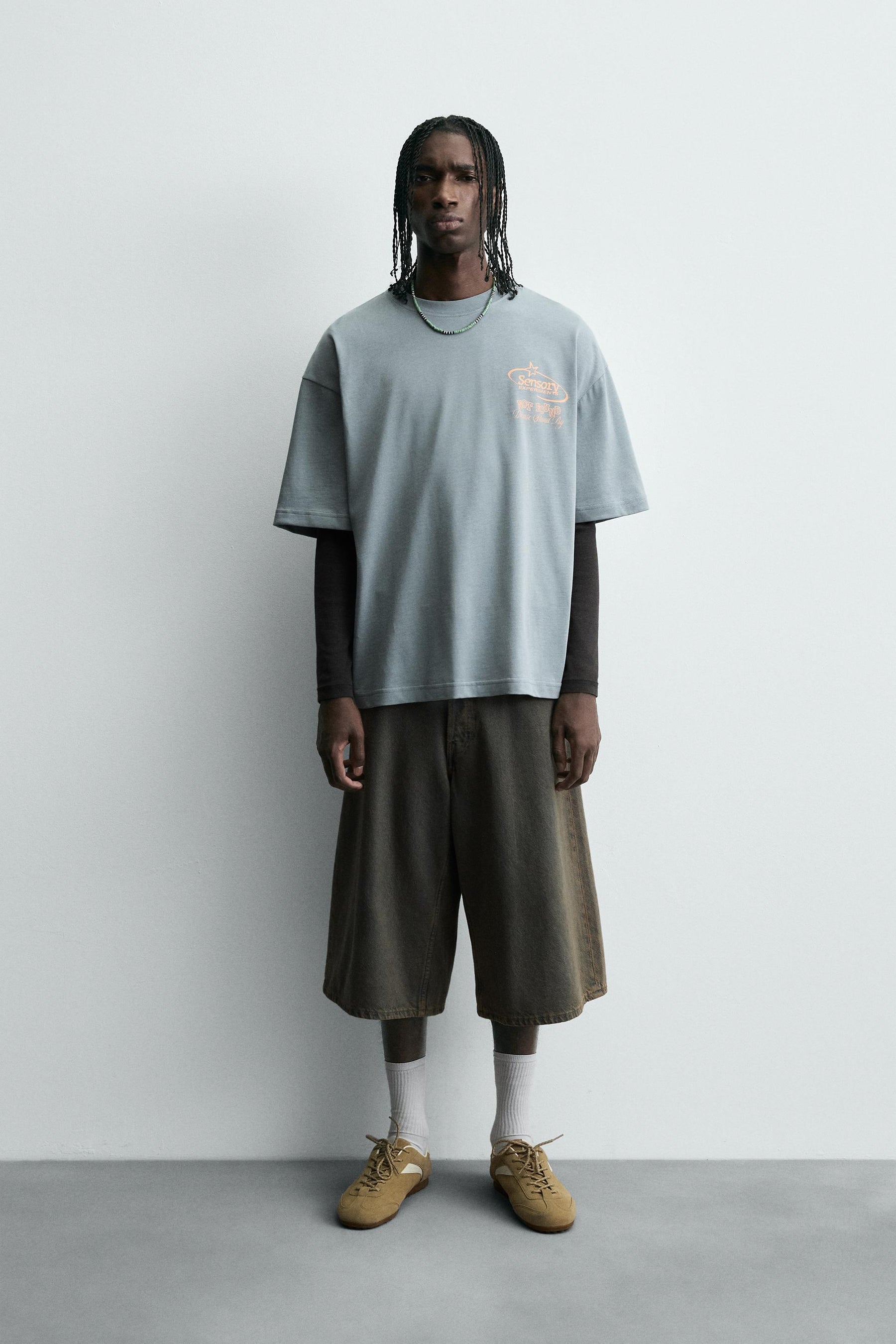 WASHED PRINT T-SHIRT - Image 1