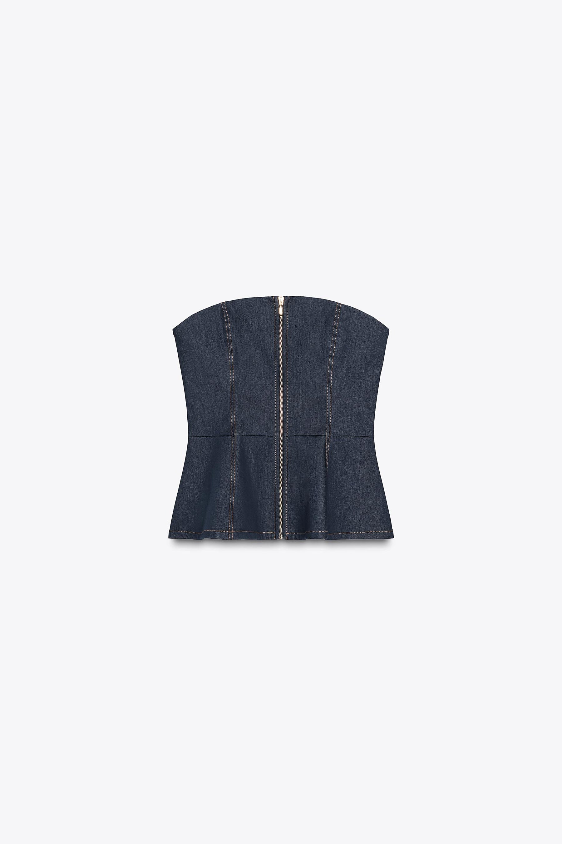 Jeans-Bustier-Top