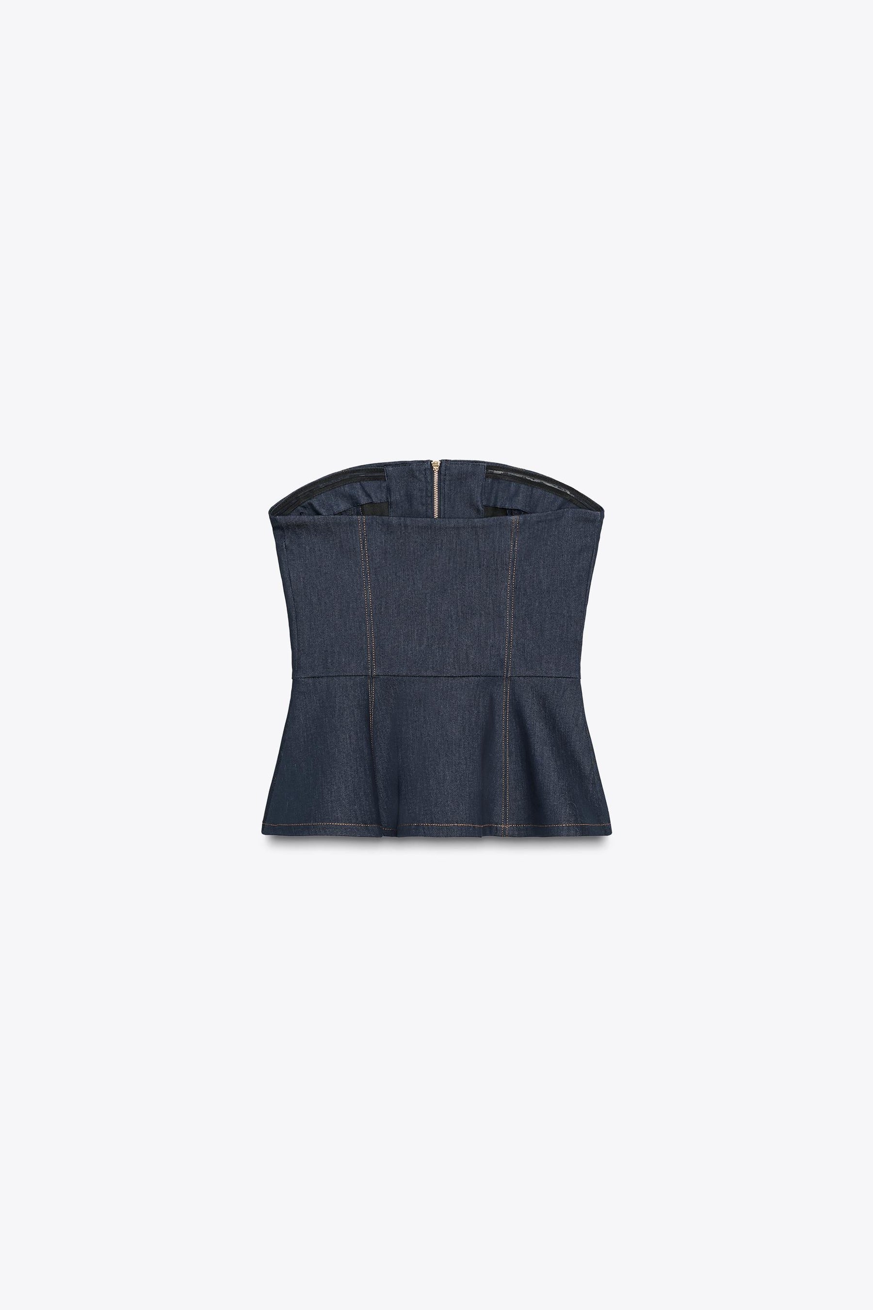 Jeans-Bustier-Top