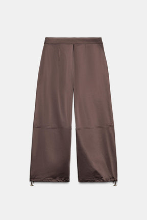 Satin Balloon Trousers