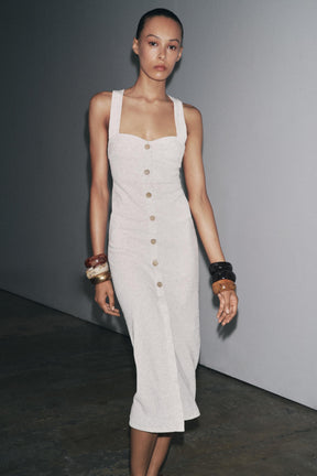 RUSTIC MIDI DRESS - Image 4