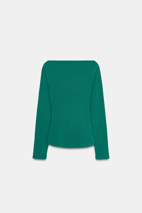 Draped Waist Blouse