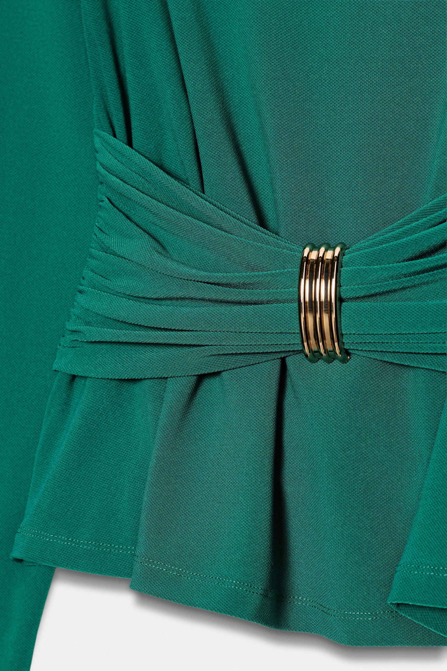 Draped Waist Blouse