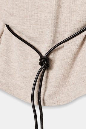 Textured Belted Top