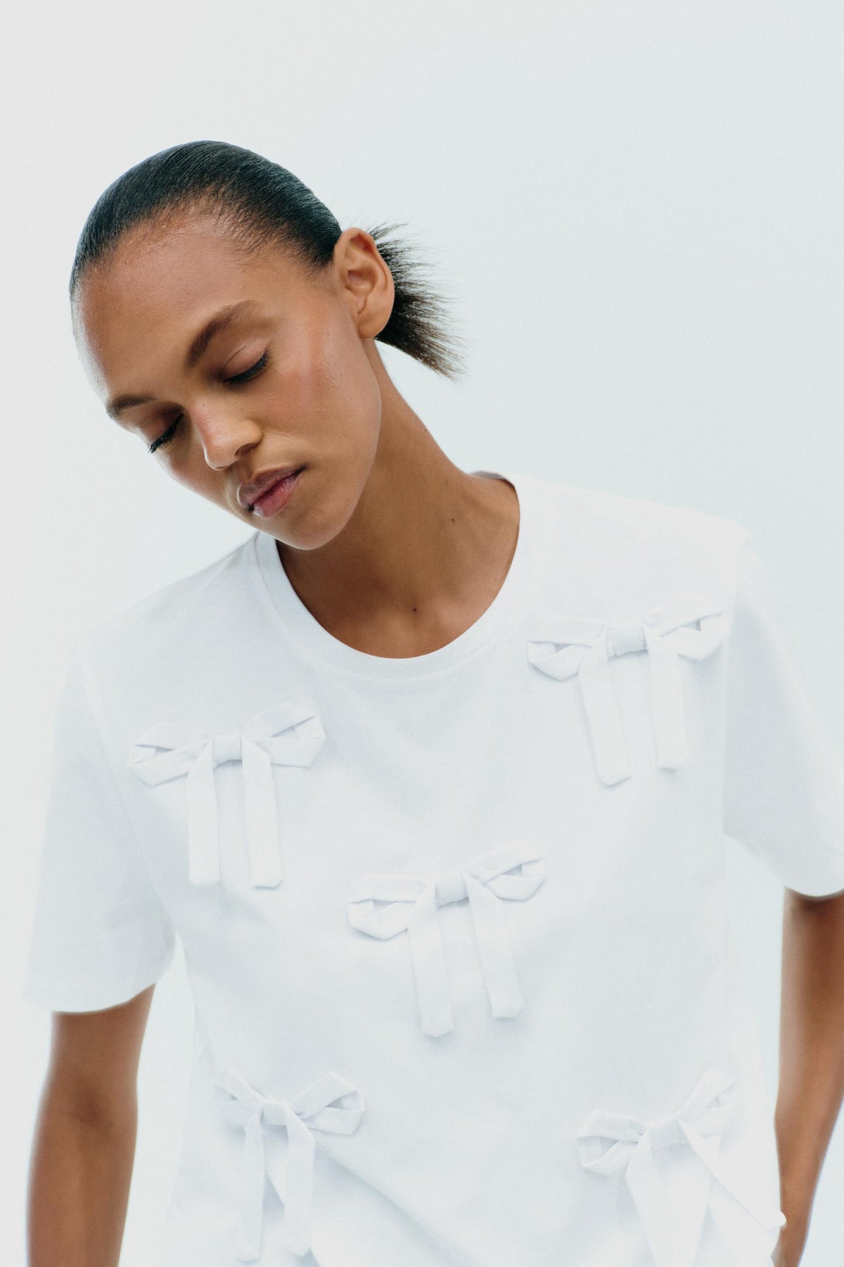 Bow-Detailed T-Shirt