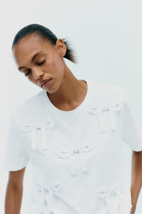 Bow-Detailed T-Shirt