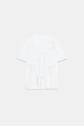 Bow-Detailed T-Shirt