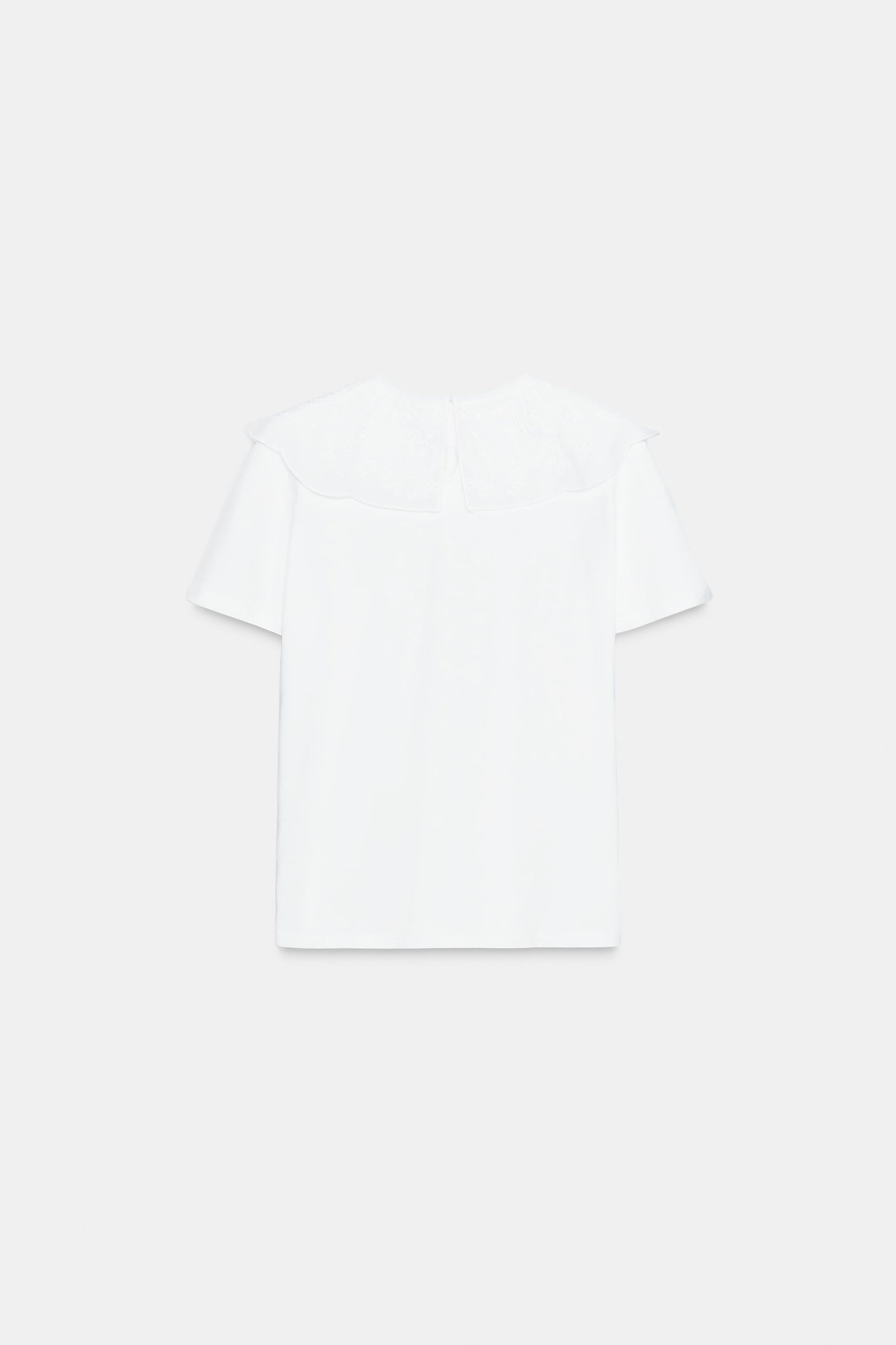 EMBROIDERED PETER PAN COLLAR