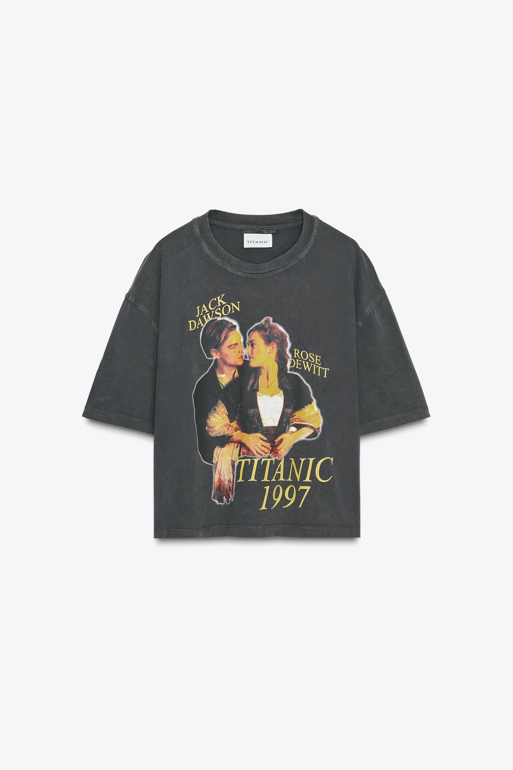 Faded-Effect T-Shirt