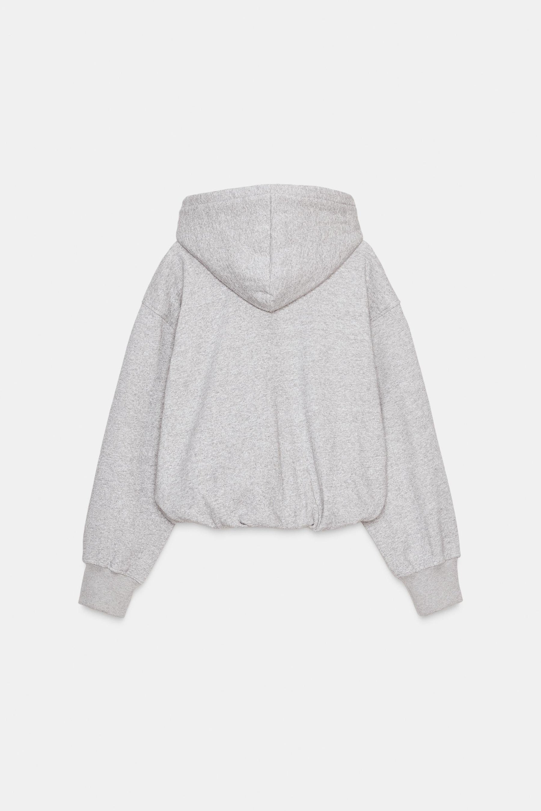 Balloon Hem Hoodie