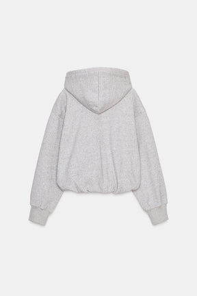 Balloon Hem Hoodie