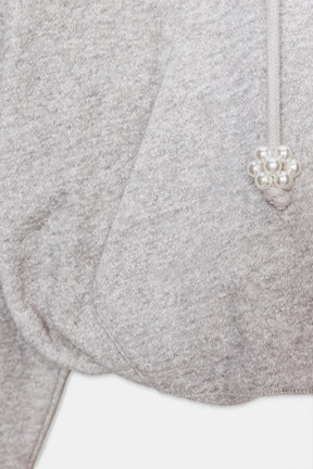 Balloon Hem Hoodie
