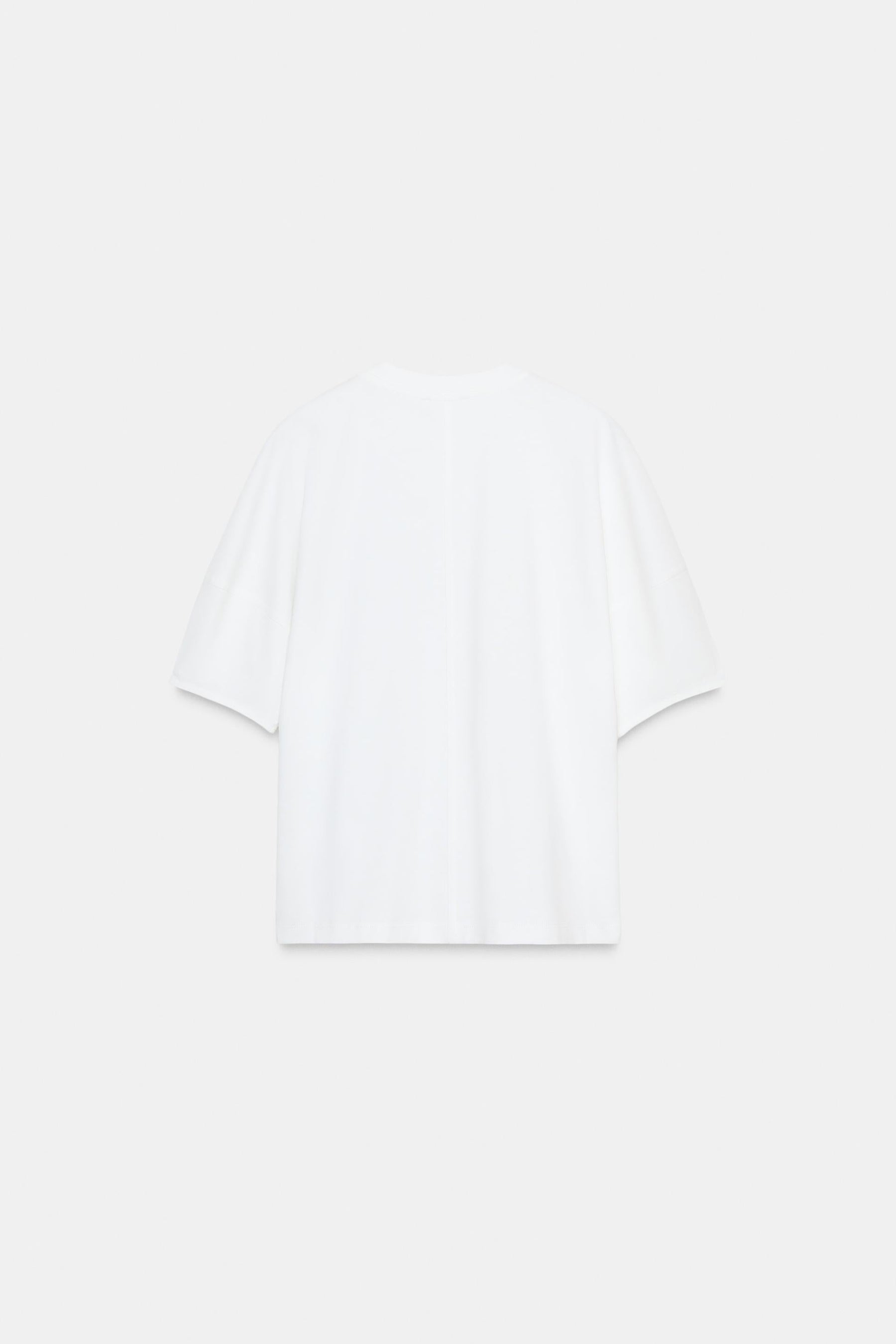 Contrast Flower Print T-Shirt