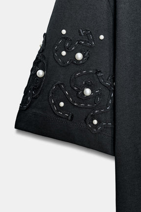 EMBROIDERED BEADED SHIRT