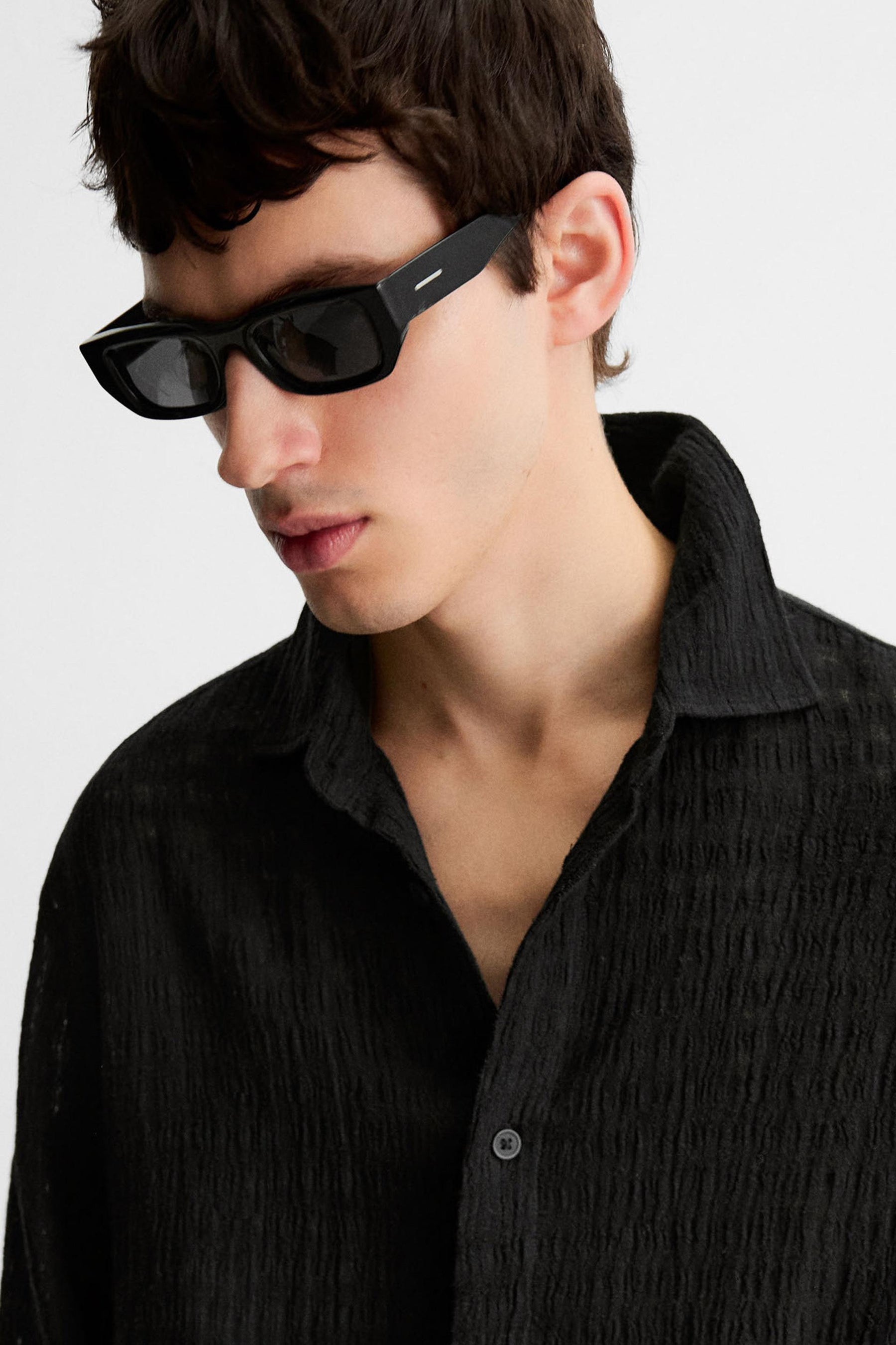 JACQUARD LINEN/COTTON SHIRT - Image 7