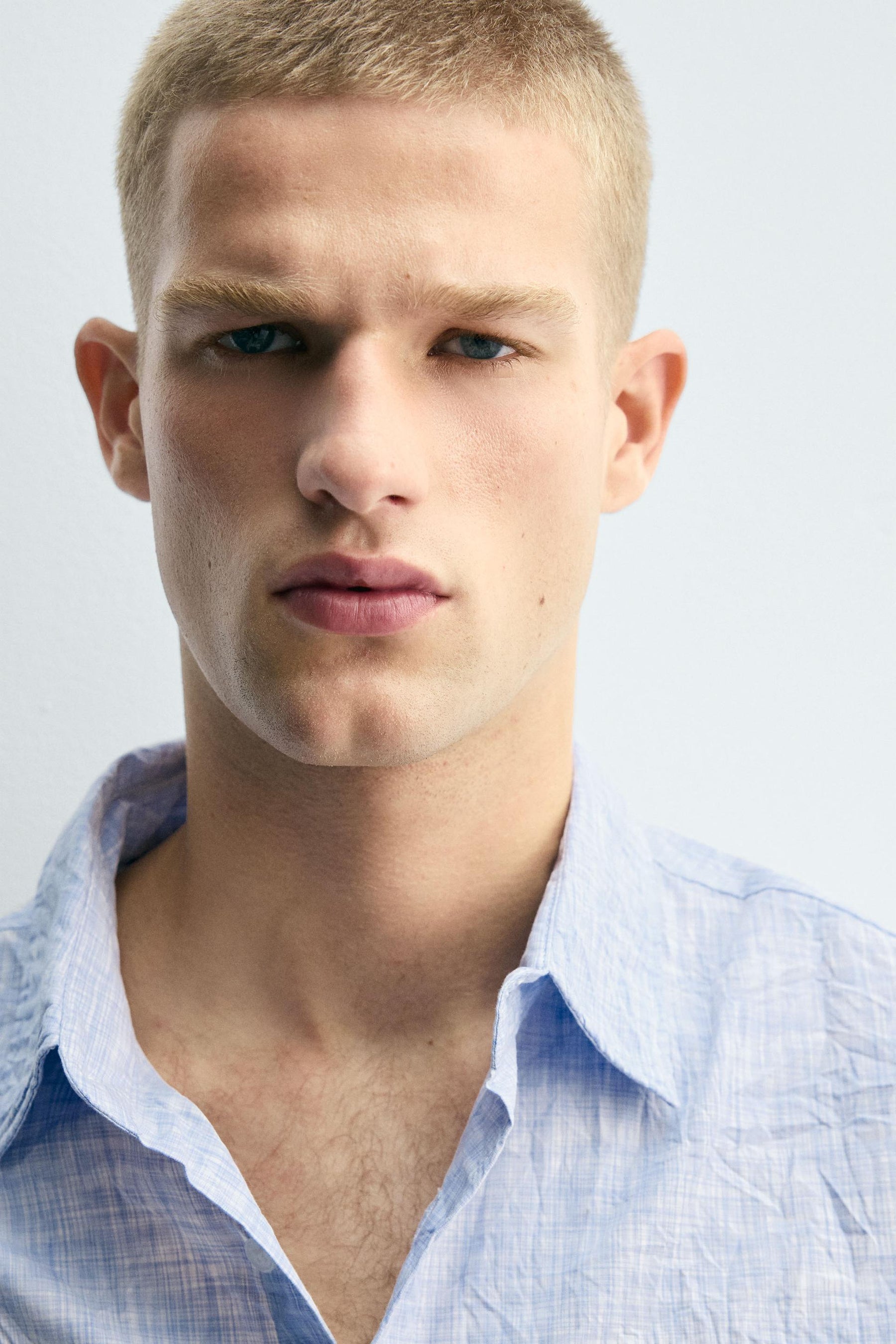 STRIPED CREASED-EFFECT SHIRT - Image 6