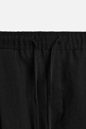 PLEATED FLOWING BERMUDA SHORTS - Image 9