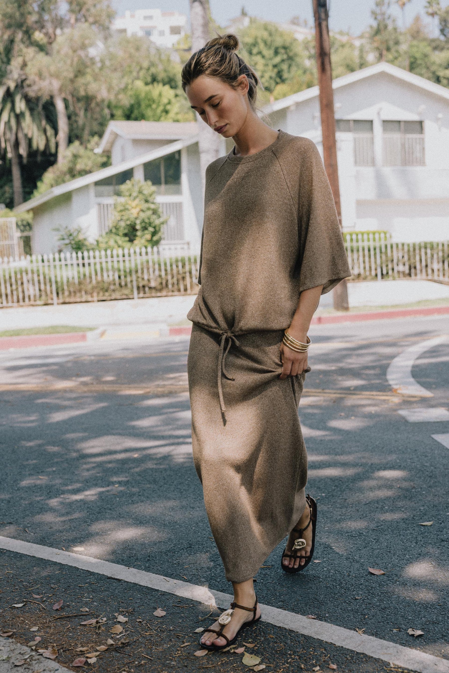 Cut-Out Knit Shirt