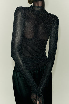 METALLIC THREAD SHIRT