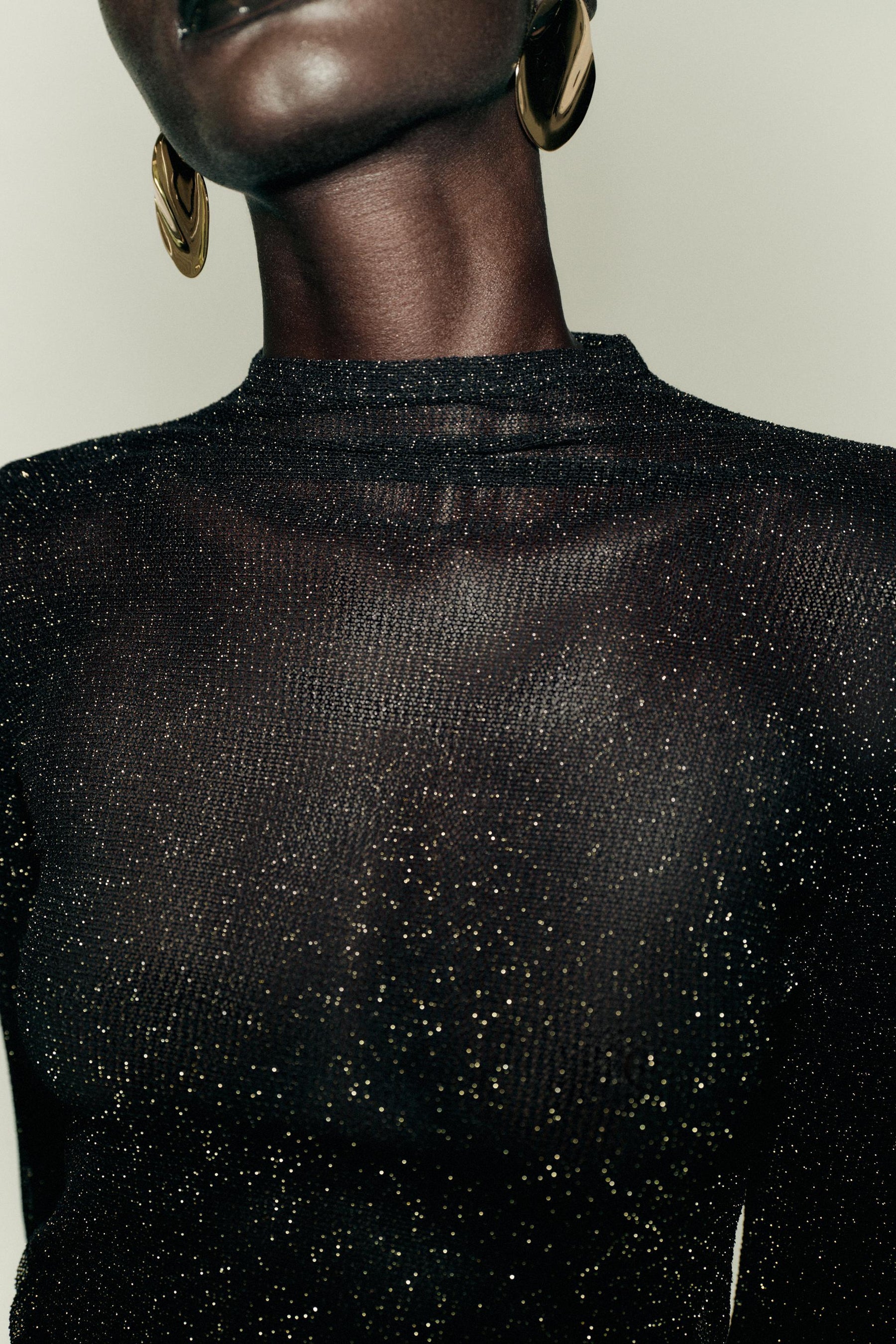 METALLIC THREAD SHIRT