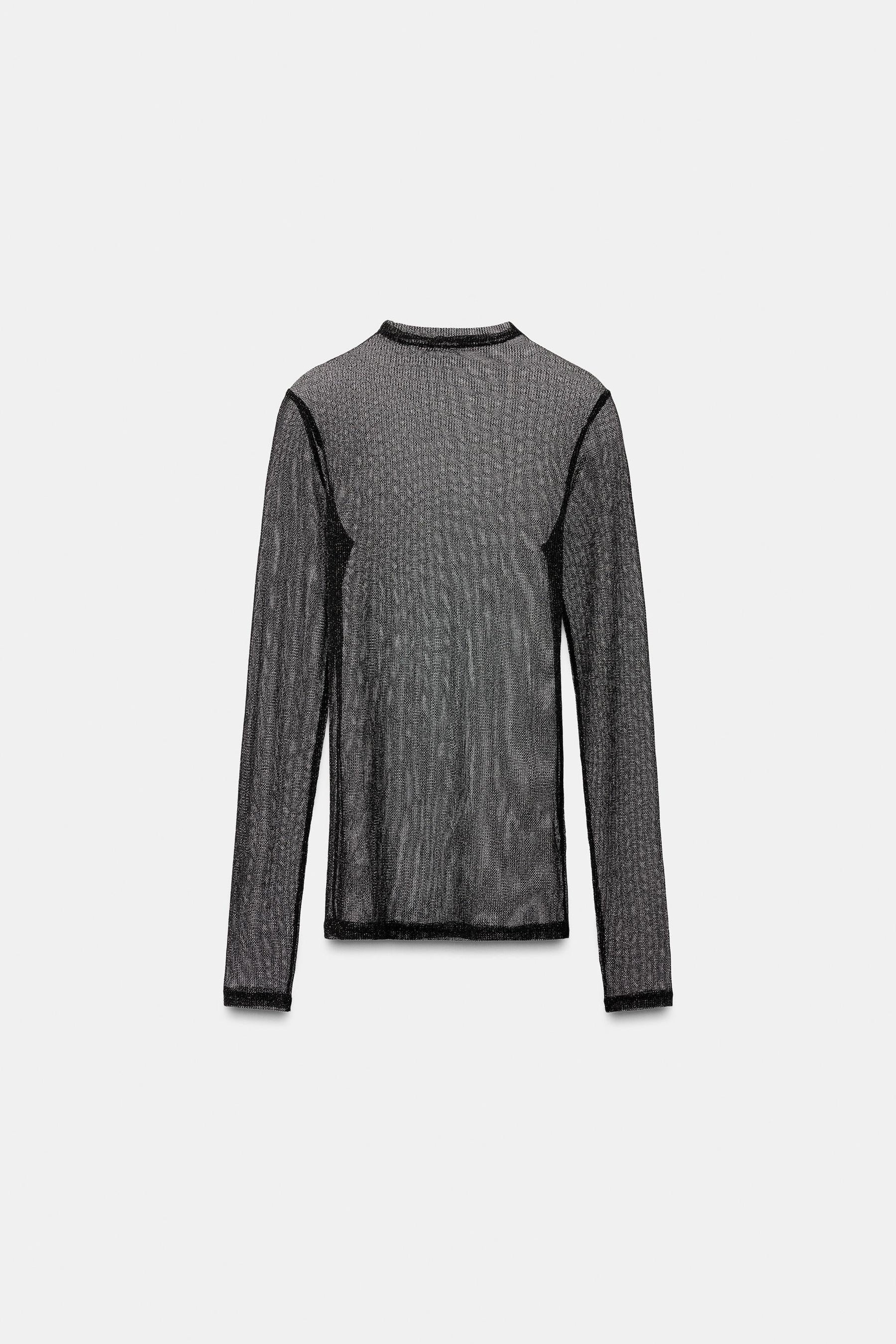 METALLIC THREAD SHIRT