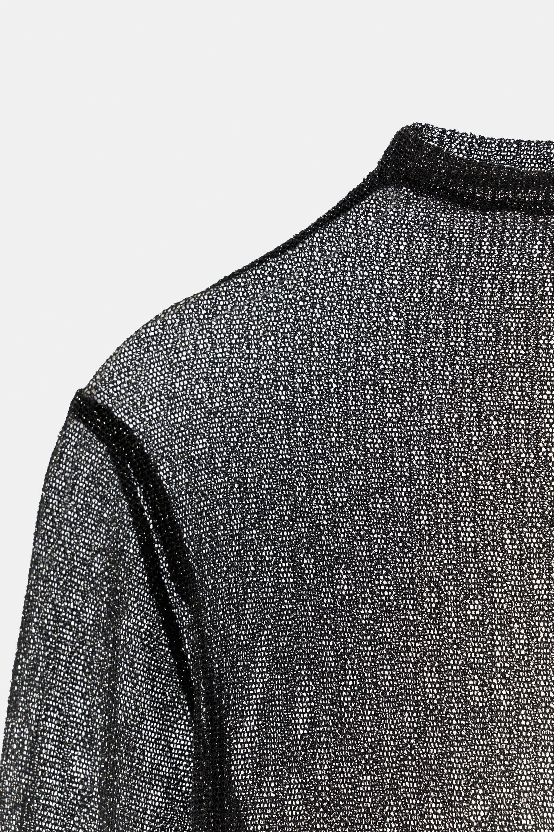 METALLIC THREAD SHIRT