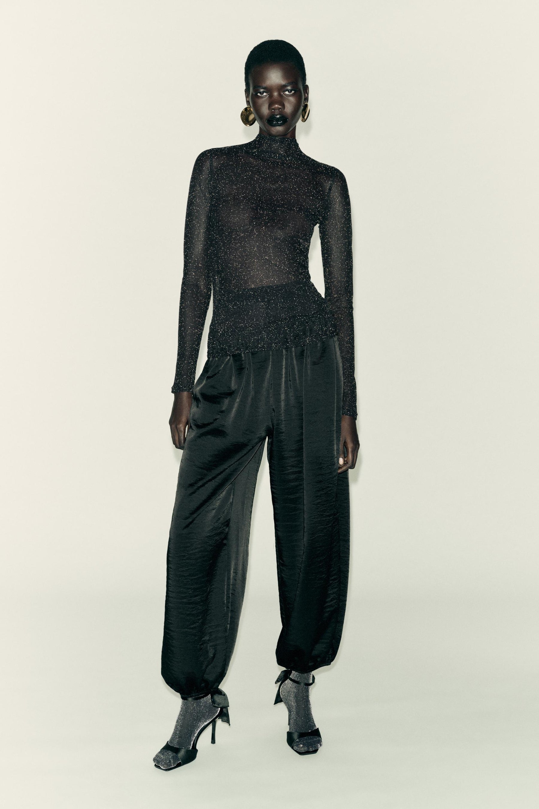 METALLIC THREAD SHIRT