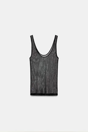 METALLIC THREAD SHIRT