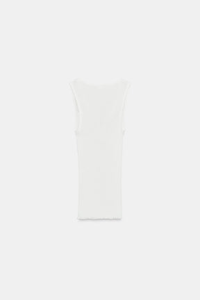 LACE RIBBED SHIRT