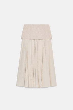 Contrast Skirt