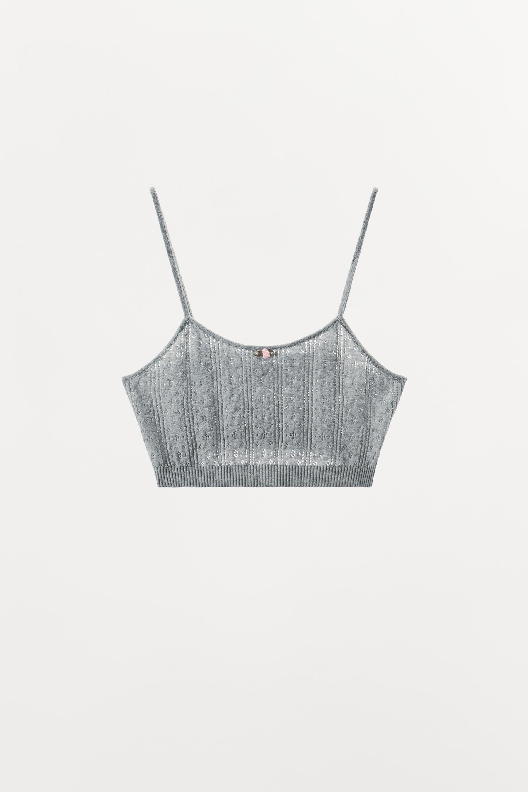 Floral Pointelle Bralette